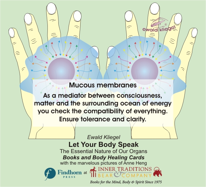 Reflexology on the Hand - Mucous membranes – Ewald Kliegel (c)