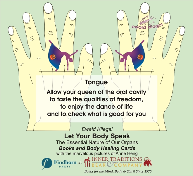 Reflexology on the Hand - Tongue – Ewald Kliegel (c)