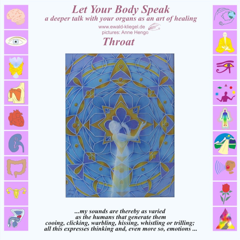 Throat- Ewald Kliegel - Let your body speak - a deeper talk with your organs as an art of healing